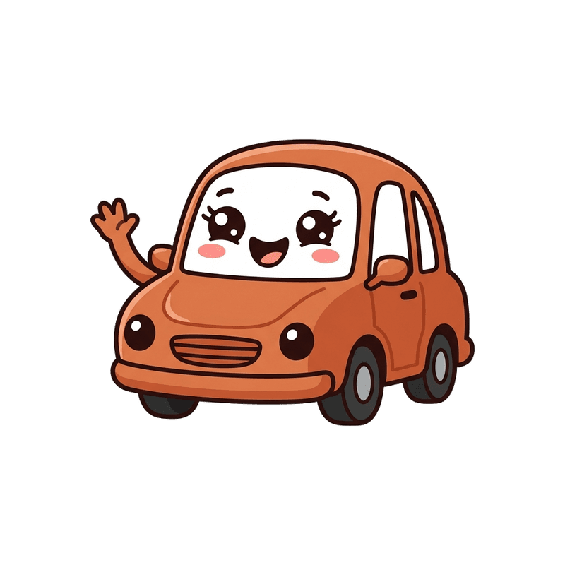 Scrappy mascot for Eastbourne scrap car collection